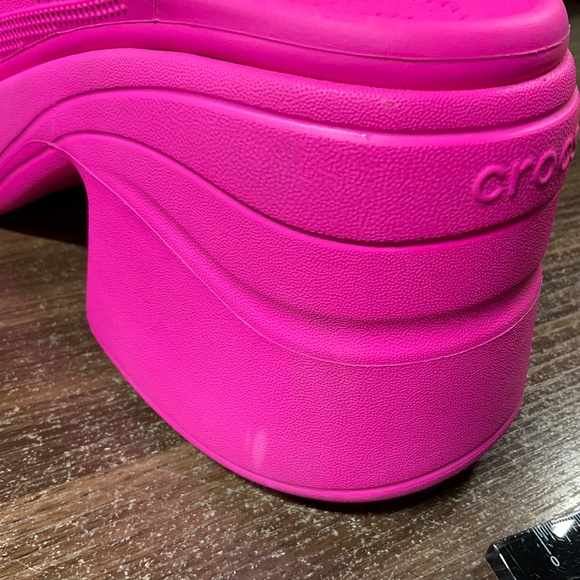 Crocs Siren clogs, neon hot pink, women’s 11, men’s 9 - Picture 11 of 11